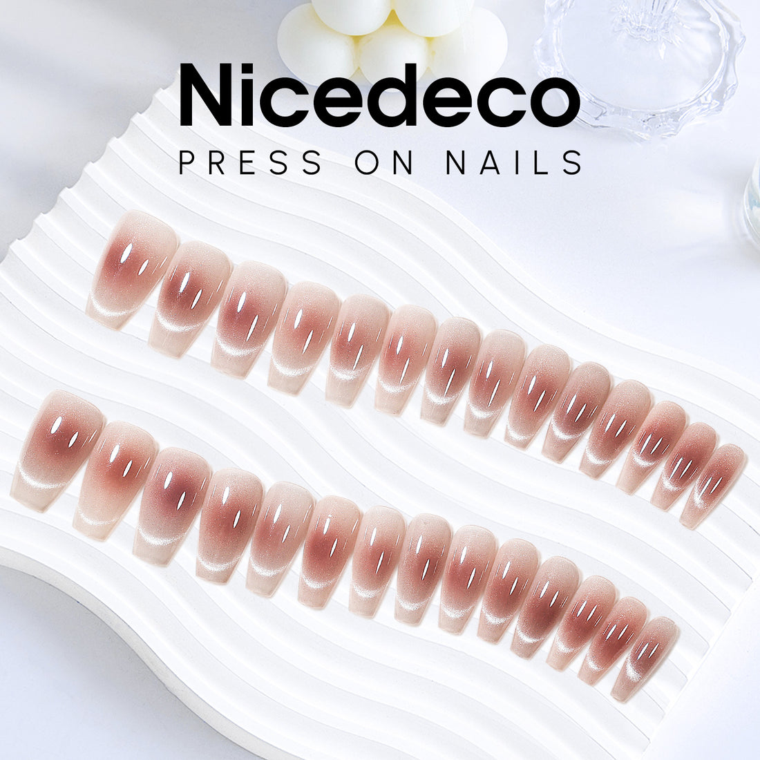 Set 2-1 NiceDeco HEMA-freier Gel-Nagellack (15 ml*2)