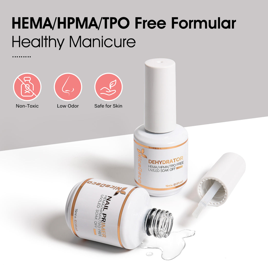 NiceDeco HEMA-Free Nail Primer & Dehydrator