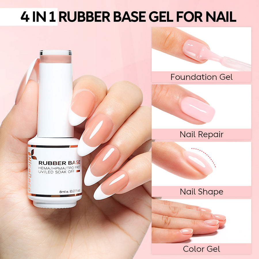 6-35 NiceDeco HEMA-Free Rubber Base Set (8ml*6)