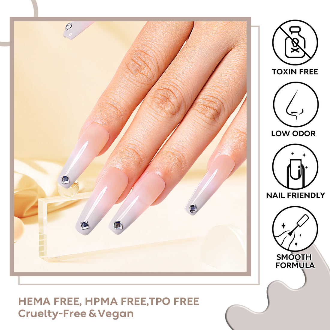 N266 NiceDeco HEMA-free Gel Polish (15ml)