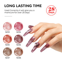 6-30 NiceDeco HEMA-Free Cat Eye Gel Polish Set (8ml*6)