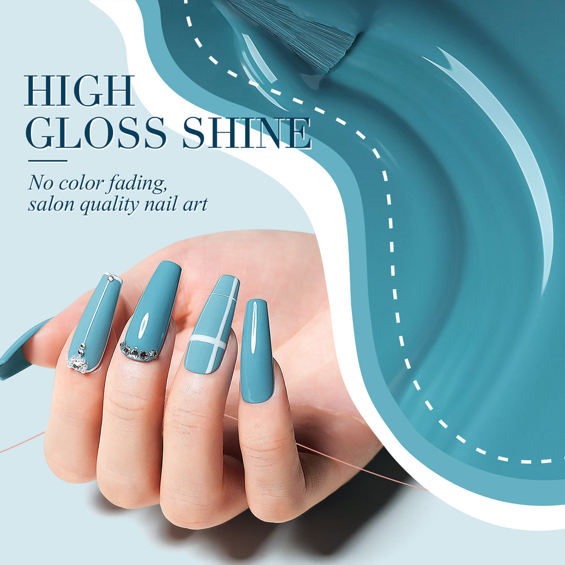 N001 NiceDeco HEMA-freier Gel-Nagellack (15 ml)