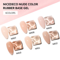 6-34 NiceDeco HEMA-Free Rubber Base Set (8ml*6)