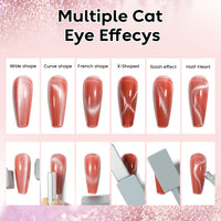 6-30 NiceDeco HEMA-Free Cat Eye Gel Polish Set (8ml*6)