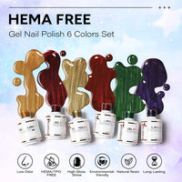 6-41 NiceDeco HEMA-Free Cat Eye Gel Polish Set