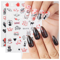 Nicedeco 15 Sheets Valentine's Day Nail Art Stickers 003