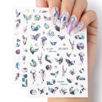 Nicedeco 15 Sheets Nail Art Stickers 004