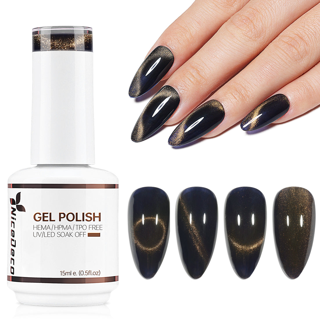 N317 Nicedeco Cat Eye Gel Nail Polish