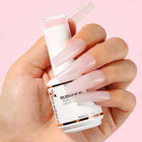 NiceDeco HEMA-free Gel Polish Set -  Base Coat + Top Coat + Rubber Base (NR01)