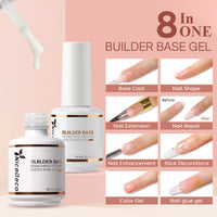 2-6 NiceDeco HEMA-Free Builder Gel Set (15ml*2)