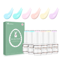 6-20 NiceDeco HEMA-free Gel Polish Set (8ml*6)