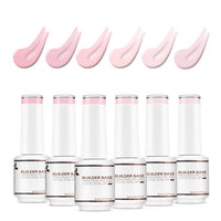 6-8 NiceDeco HEMA-Free Builder Gel Set (8ml*6)