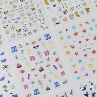 Nicedeco 15 Sheets Nail Art Stickers 004